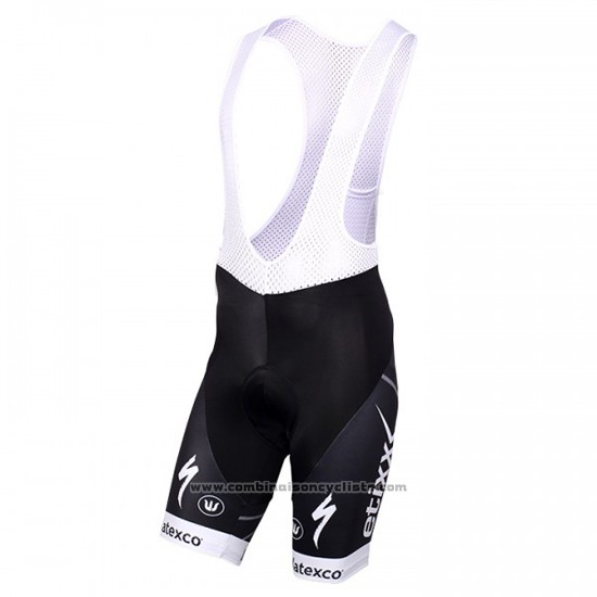2016 Maillot Cyclisme Etixx Quick Step Blanc et Noir Manches Courtes et Cuissard